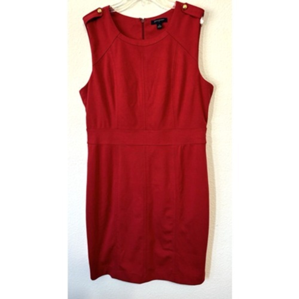 Banana Republic Cocktail Valentine Dress Red Women's Size 12 Classiccore